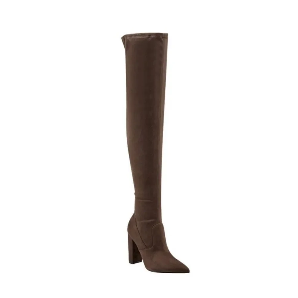 NIB GUESS Abetter Suede Over The Knee Boots 9